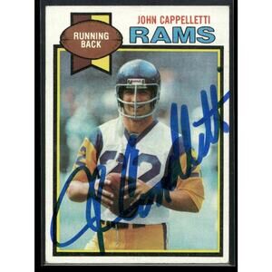 1979 Topps John Cappelletti Auto Los Angeles Rams #18